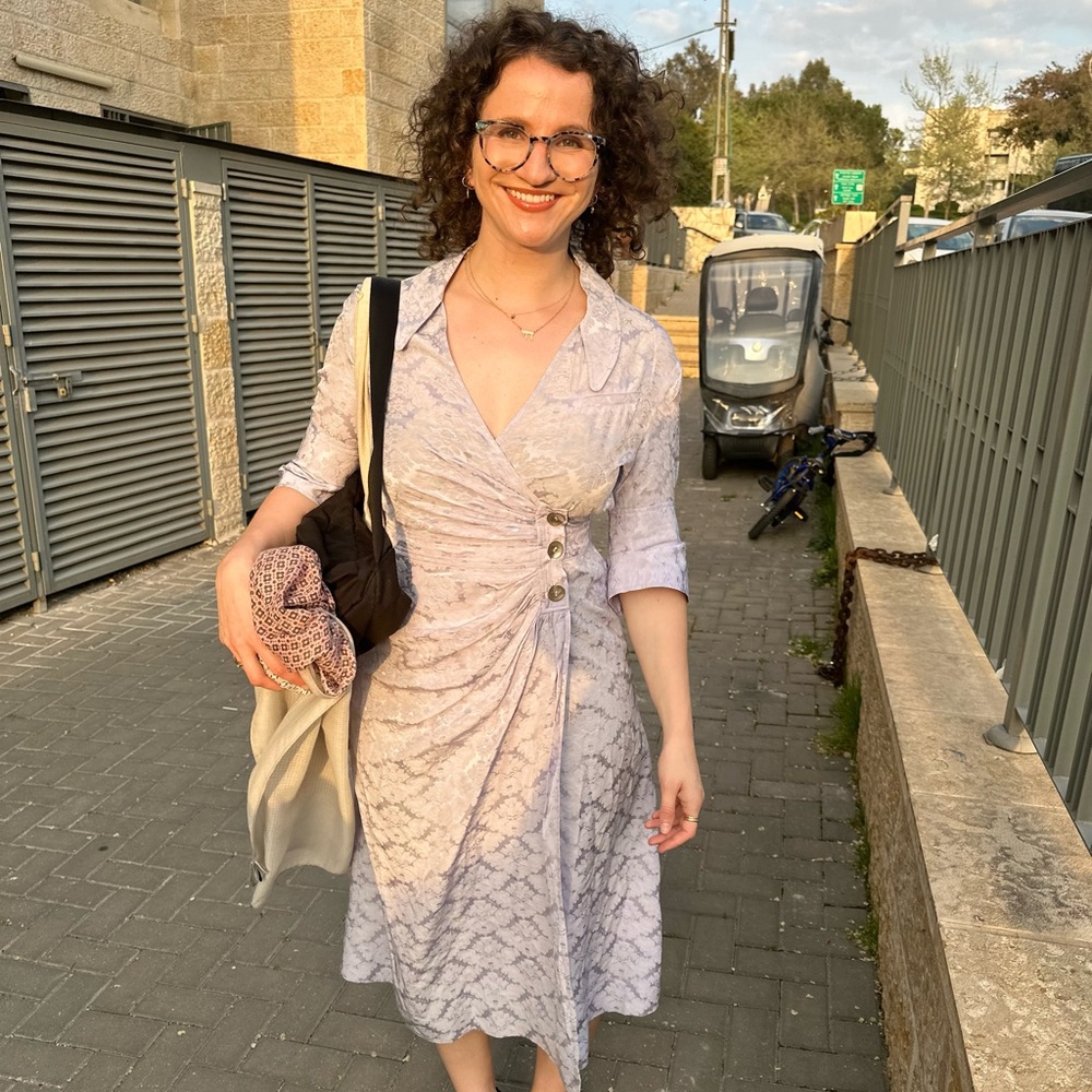 Ganni wrap dress